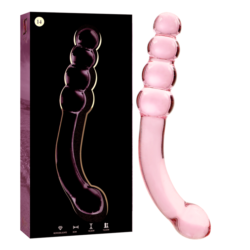 NEBULA SERIES BY IBIZA - MODELO 14 DILDO CRISTAL TRANSPARENTE 18.5 CM -O- 3 CM 3 NEBULA SERIES BY IBIZA - MODELO 14 DILDO CRISTAL TRANSPARENTE 18.5 CM -O- 3 CM - Imagen 3