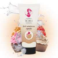 KIKÍ TRAVEL - GEL DESLIZANTE SABOR A TARTA AMERICANA CUPCAKE 50 ML · KIKÍ TRAVEL · Con deliciosos Sabores