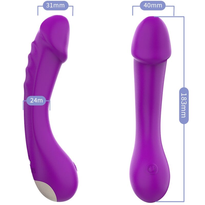 ARMONY - DILDO VIBRADOR PUNTO G SILICONA VIOLETA 5 ARMONY - DILDO VIBRADOR PUNTO G SILICONA VIOLETA - Imagen 5