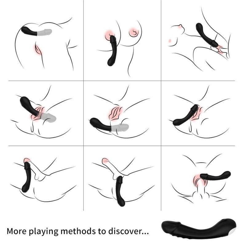 ARMONY - DILDO VIBRADOR PUNTO G SILICONA NEGRO 2 ARMONY - DILDO VIBRADOR PUNTO G SILICONA NEGRO - Imagen 2