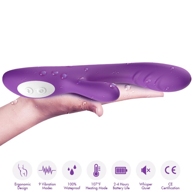 ARMONY - SPARK VIBRADOR EFECTO CALOR VIOLETA 2 ARMONY - SPARK VIBRADOR EFECTO CALOR VIOLETA - Imagen 2