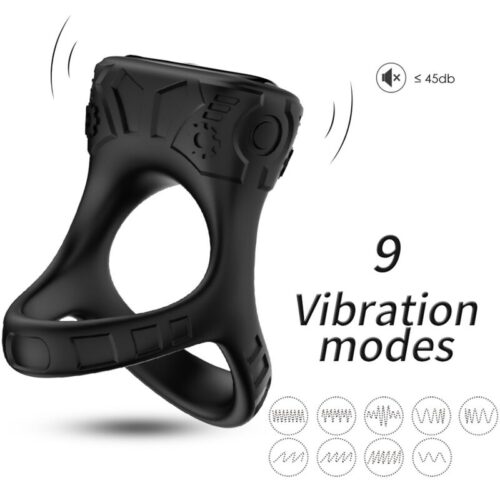 ARMONY – ANILLO VIBRADOR & MULTIPOSICIÓN NEGRO