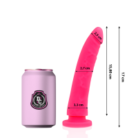 DELTA CLUB – DILDO REALISTA ROSA SILICONA MEDICA 17 CM -O- 3 CM
