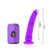 DELTA CLUB – DILDO REALISTA LILA SILICONA MEDICA 17 CM -O- 3 CM