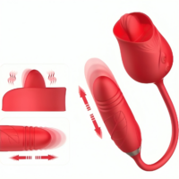 ARMONY - DELIGHT FLOWER VIBRADOR THRUSTING CON LENGUA ROJO · ARMONY · SUCCIONADORES
