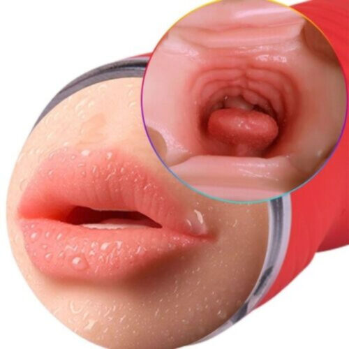 ARMONY - MASTURBADOR DOBLE VAGINA BOCA ROJO · ARMONY · Juguetes para Hombres