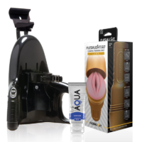 FLESHLIGHT - STAMINA GO TRAINING UNIT LADY + UNIVERSAL LAUNCH + LUBRICANTE AQUA QUALITY 50 ML · FLESHLIGHT · Vaginas con vibr