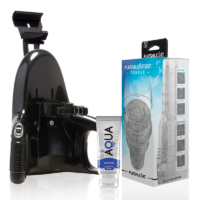 FLESHLIGHT - GO MASTURBADOR TORQUE ICE + UNIVERSAL LAUNCH + LUBRICANTE AQUA QUALITY 50 ML · FLESHLIGHT · Masturbador Ano sin