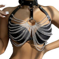 SUBBLIME - ARNÉS DE PECHO CADENAS ANILLA GRANDE TALLA ÚNICA · SUBBLIME · Arnés para el cuerpo