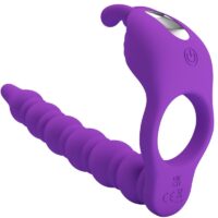 PRETTY LOVE - BLACKNEY ANILLO PENE CON PLUG VIBRADOR LILA · PRETTY LOVE · Anillos con Plug