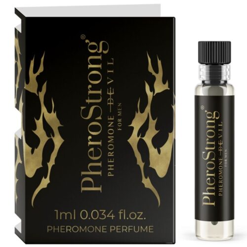 PHEROSTRONG - PERFUME CON FEROMONAS DEVIL PARA HOMBRE 1 ML · PHEROSTRONG · Perfumes Feromonas Masculinas