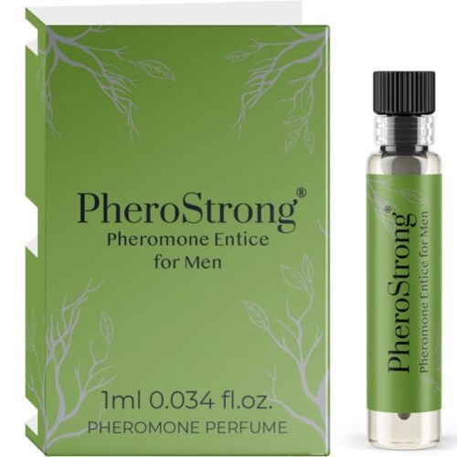 PHEROSTRONG - PERFUME CON FEROMONAS ENTICE PARA HOMBRE 1 ML · PHEROSTRONG · Perfumes Feromonas Masculinas