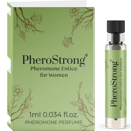 PHEROSTRONG - PERFUME CON FEROMONAS ENTICE PARA MUJER 1 ML · PHEROSTRONG · Perfumes Feromonas Femeninas