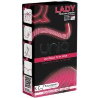 UNIQ - LADY CONDOM PRESERVATIVOS FEMENINOS CON LIGUERO SIN LATEX 3 UNIDADES · UNIQ · Cajas de 3