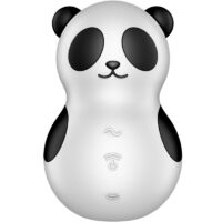 SATISFYER - POCKET PANDA ESTIMULADOR  VIBRADOR BLANCO Y NEGRO · SATISFYER · Succionadores con vibración