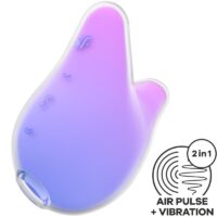 SATISFYER - MERMAID VIBES ESTIMULADOR VIBRADOR VIOLETA Y ROSA · SATISFYER · Succionadores con vibración
