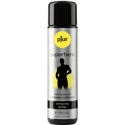 PJUR - SUPERHERO LUBRICANTE ENERGIZANTE GINKGO 100 ML · PJUR · Retardantes