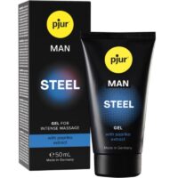 PJUR - MAN STEEL GEL ESTIMULANTE 50 ML · PJUR · Cremas de masaje