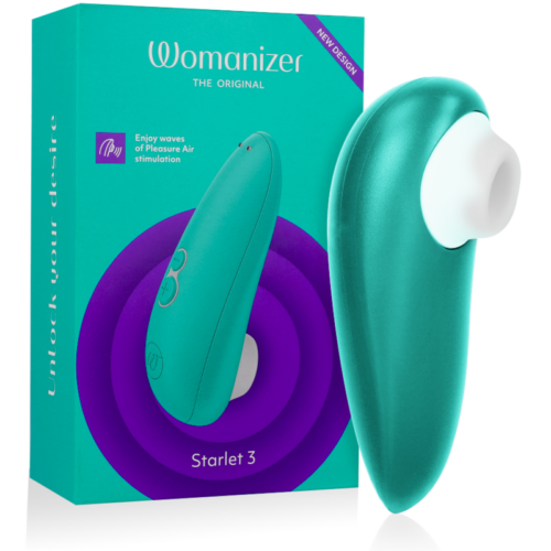 WOMANIZER – STARLET 3 ESTIMULADOR CLÍTORIS TURQUESA
