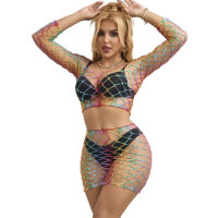 SUBBLIME – 952440 SET DE REJILLA 2 PIEZAS MANGA LARGA ARCOIRIS TALLA ÚNICA