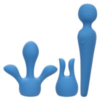 CALEXOTICS - COUTURE KIT VIBRADOR WAND 10 VIBRACIONES AZUL · CALEXOTICS · Vibrador WAND