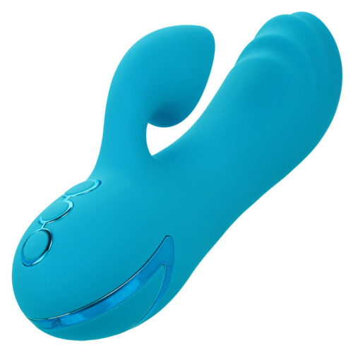 CALEXOTICS - SUNSET BEACH SEDUCER VIBRADOR Y ESTIMULADOR 10 FUNCIONES AZUL · CALEXOTICS · Succionadores con vibración