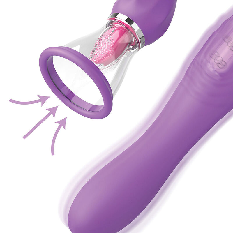 FANTASY FOR HER - ULTIMATE PLEASURE MAX MANGUERA DE SUCCIÓN CON LENGUA ESTIMULADORA MORADO 3 FANTASY FOR HER - ULTIMATE PLEASURE MAX MANGUERA DE SUCCIÓN CON LENGUA ESTIMULADORA MORADO - Imagen 3