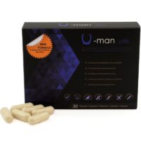 500 COSMETICS - U-MAN AUMENTO TAMAÑO PENE Y POTENCIA SEXUAL - 30 CÁPSULAS · 500COSMETICS · Aumento del pene
