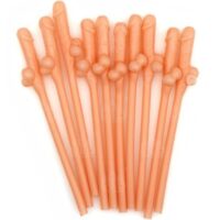 DIABLO PICANTE - 10 PAJITAS FORMA DE PENE · DIVERTY SEX · Cañitas Divertidas Sexuales