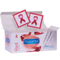 PASANTE – PRESERVATIVOS RED RIBBON 144 UNIDADES