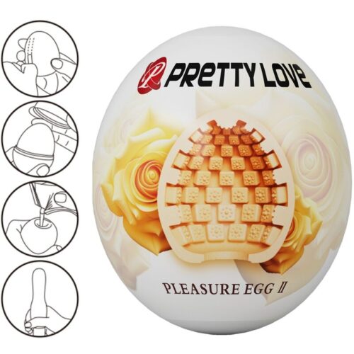 PRETTY LOVE - MASTURBADOR MASCULINO HUEVO NATURAL · PRETTY LOVE · Masturbadores varios