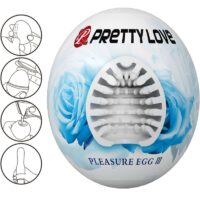 PRETTY LOVE - MASTURBADOR MASCULINO HUEVO BLANCO · PRETTY LOVE · Masturbadores varios