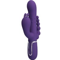 PRETTY LOVE - CAMMY TRIPLE VIBRADOR MULTIFUNCIÓN 4 EN 1 MORADO · PRETTY LOVE · Vibradores Rabbit