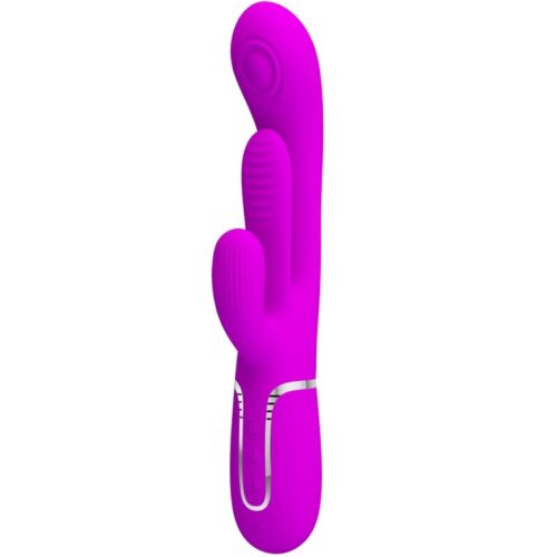 PRETTY LOVE - SHANIA TRIPLE VIBRADOR RABBIT MULTIFUNCIÓN ROSA · PRETTY LOVE · Vibradores Rabbit