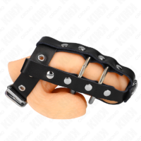 KINK - JAULA PENE AJUSTABLE CON CANDADO · KINK · Anillas pene metal BDSM