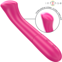 INTENSE - PATY VIBRADOR 19 CM FLEXIBLE 10 VIBRACIONES MODELO 2 ROSA · INTENSE · Vibradores Clásicos anales o vaginales