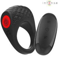 INTENSE - CLOVER ANILLO VIBRADOR PENE 10 VIBRACIONES NEGRO · INTENSE · Anillos con Vibración