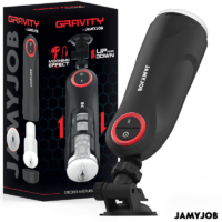 JAMYJOB - GRAVITY MASTURBADOR VAGINA AUTOMÁTICO 5 MODOS DE EMPUJE Y EFECTO SONIDO · JAMYJOB · Accesorios para el pene