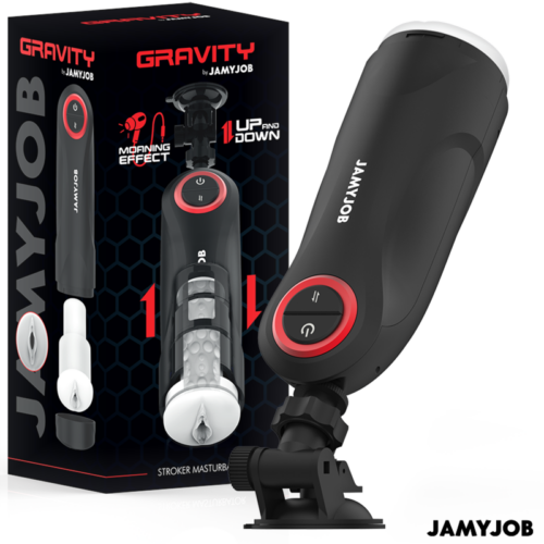 JAMYJOB - GRAVITY MASTURBADOR VAGINA AUTOMÁTICO 5 MODOS DE EMPUJE Y EFECTO SONIDO · JAMYJOB · Accesorios para el pene