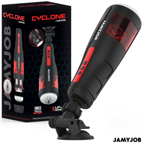 JAMYJOB - CYCLONE MASTURBADOR VAGINA AUTOMÁTICO 10 MODOS ROTACIÓN Y EMPUJE · JAMYJOB · Accesorios para el pene