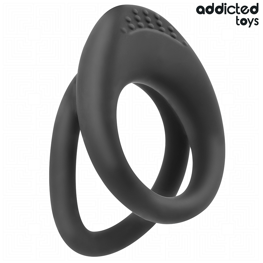 ADDICTED TOYS - ANILLO TEXTURIZADO DOBLE PARA EL PENE 5 ADDICTED TOYS - ANILLO TEXTURIZADO DOBLE PARA EL PENE - Imagen 5