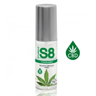 STIMUL8 - S8 LUBRICANTE HÍBRIDO CANNABIS 50 ML · STIMUL8 · Serie con base CBD