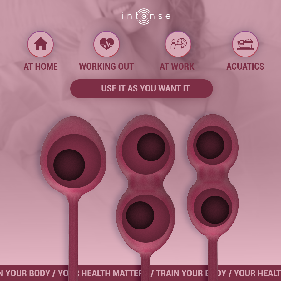 INTENSE - CHARLI KIT BOLAS KEGEL VIOLET 3 INTENSE - CHARLI KIT BOLAS KEGEL VIOLET - Imagen 3