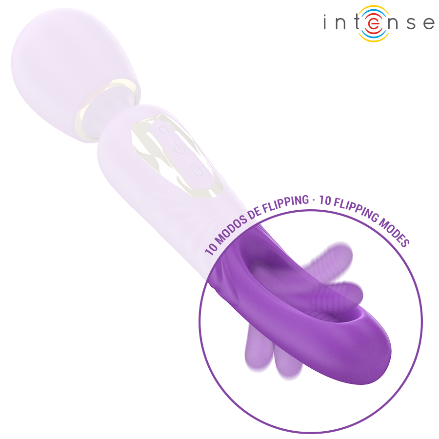 INTENSE - CHRISTY VIBRADOR WAND CON LENGUA GIRATORIA 3 INTENSE - CHRISTY VIBRADOR WAND CON LENGUA GIRATORIA · INTENSE · Vibrador WAND