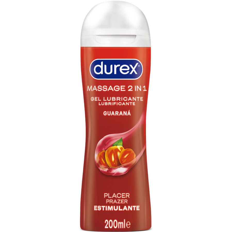 DUREX - GEL LUBRICANTE DE MASAJE ESTIMULANTE GUARANÁ 200 ML 1 DUREX - GEL LUBRICANTE DE MASAJE ESTIMULANTE GUARANÁ 200 ML