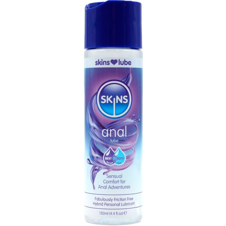 SKINS - ANAL LUBRICANTE HÍBRIDO BASE DE AGUA SILICONA 130 ML 13 img 217185 9f94f540c9b45f4913a079dfbb5fb43b 1