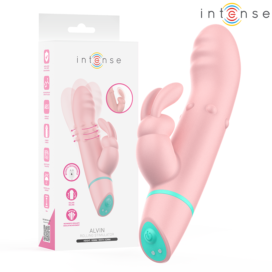 INTENSE - ALVIN ESTIMULADOR RABBIT VIBRADOR ROLLING + OSCILANTE 13 img 218654 5b7cabc0dc47515a6120944570559c8a 1
