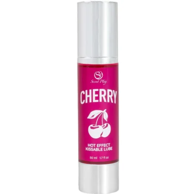 SECRETPLAY – LUBRICANTE EFECTO CALOR CEREZA 50 ML