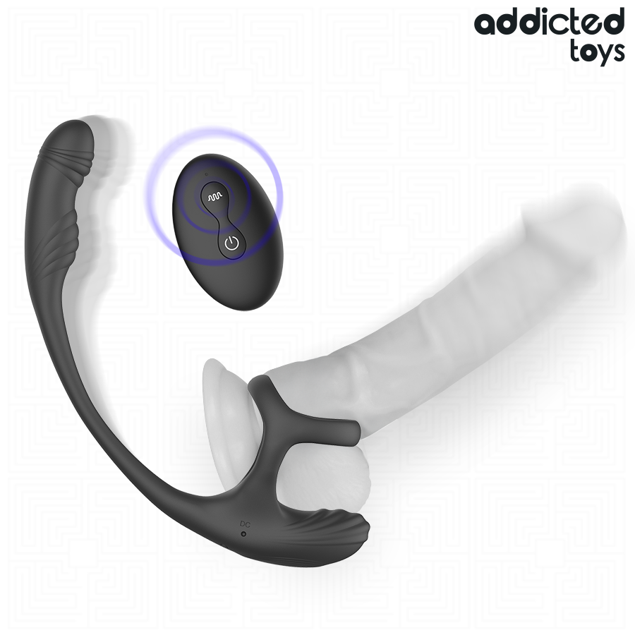 ADDICTED TOYS - PLUG ANAL VIBRACIÓN Y WAVING 360 Y ESTIMULADOR TESTÍCULOS 3 ADDICTED TOYS - PLUG ANAL VIBRACIÓN Y WAVING 360 Y ESTIMULADOR TESTÍCULOS - Imagen 3