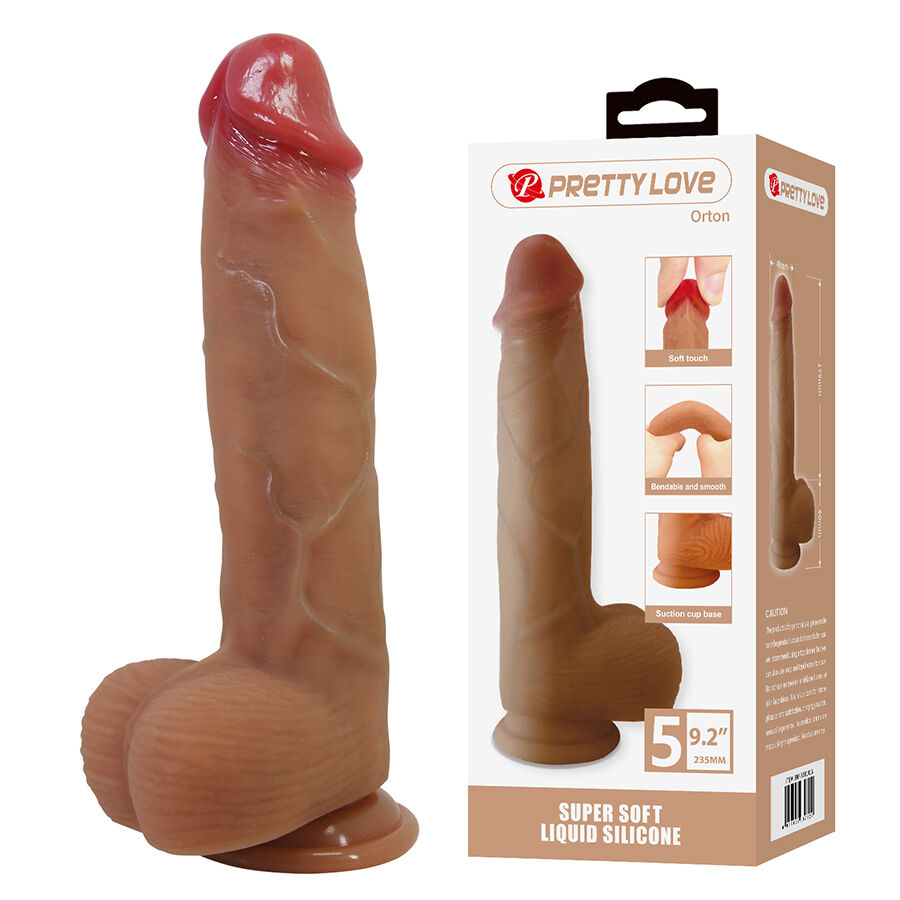 PRETTY LOVE - ORTON DILDO REALÍSTICO CON VENTOSA 23.5 CM -Ø- 4.9 CM 11 img 220126 5adf080e96d426db5f97d5235e467ed9 1